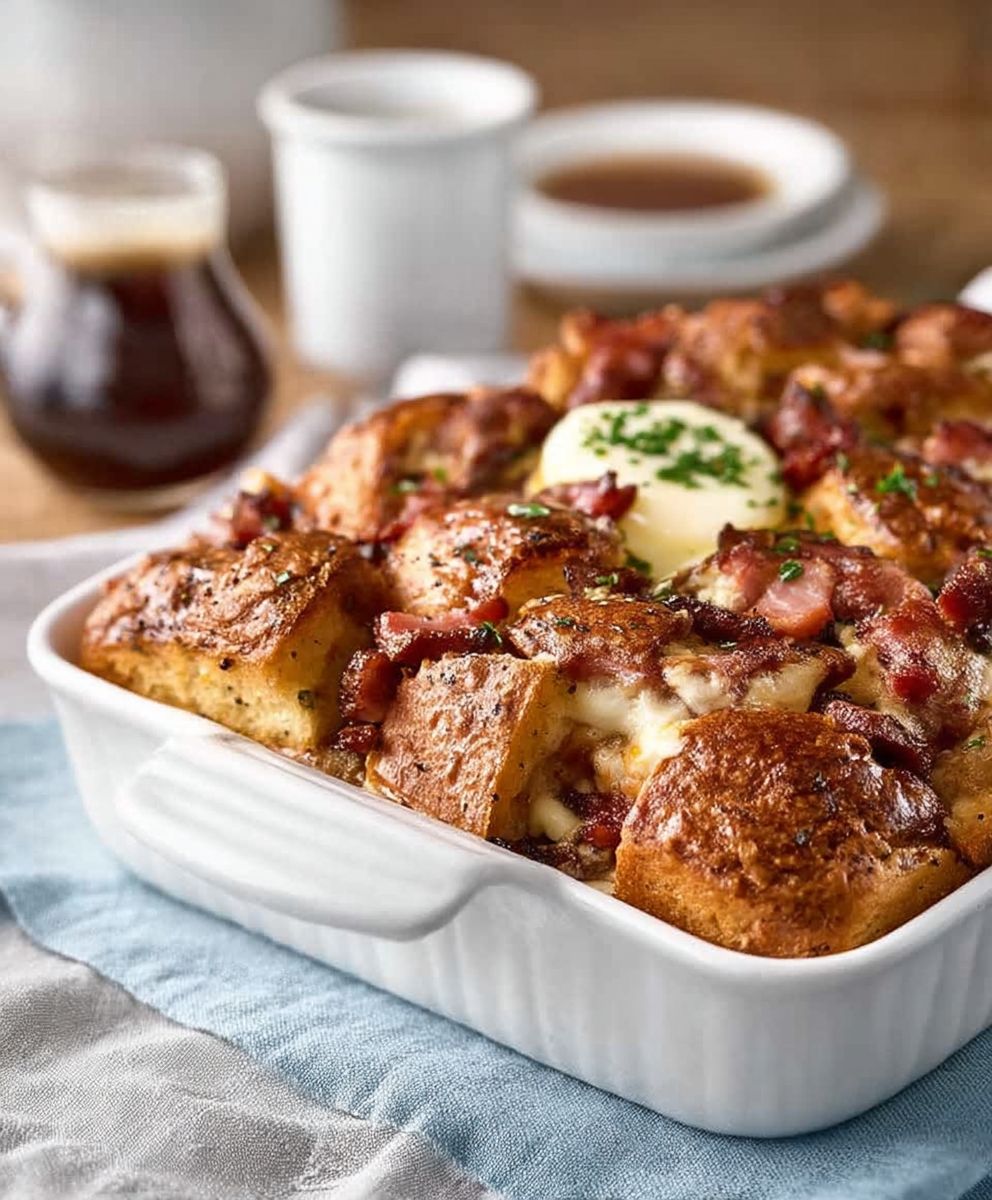 Sausage bacon breakfast casserole