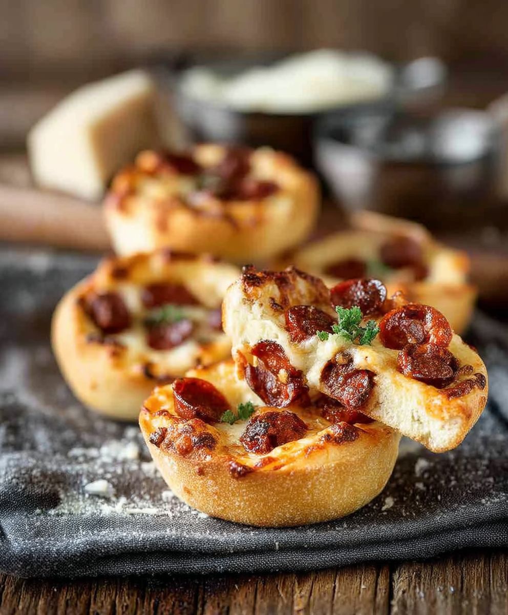 Garlic Bread Mini Pizza