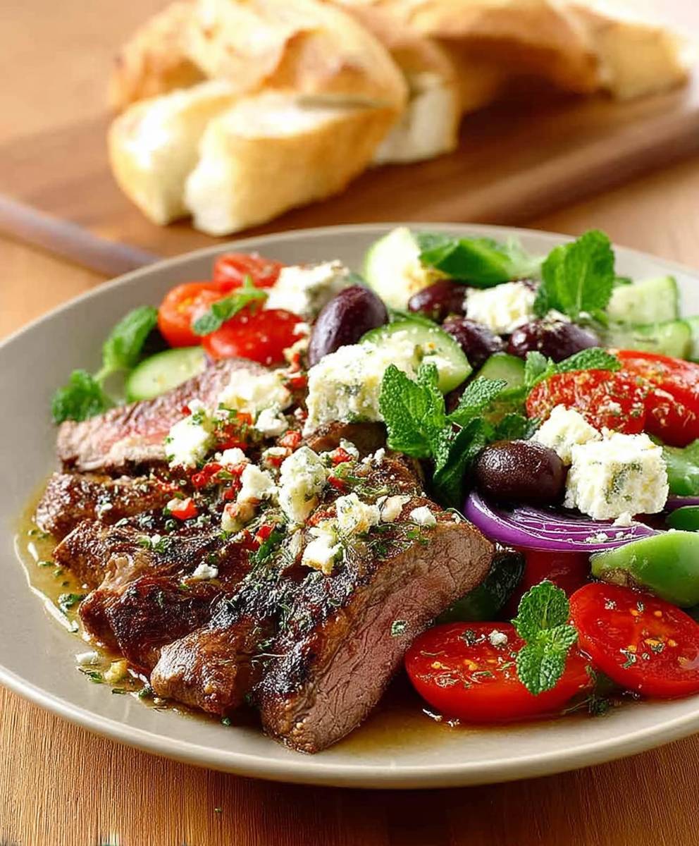 Greek Lamb Salad Dinner