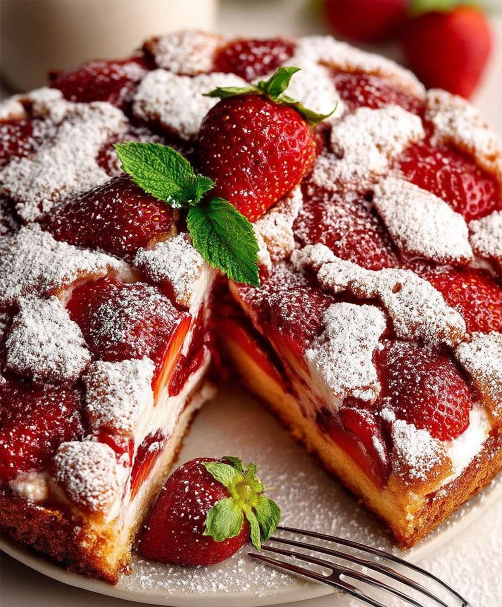 Easy Strawberry Cake