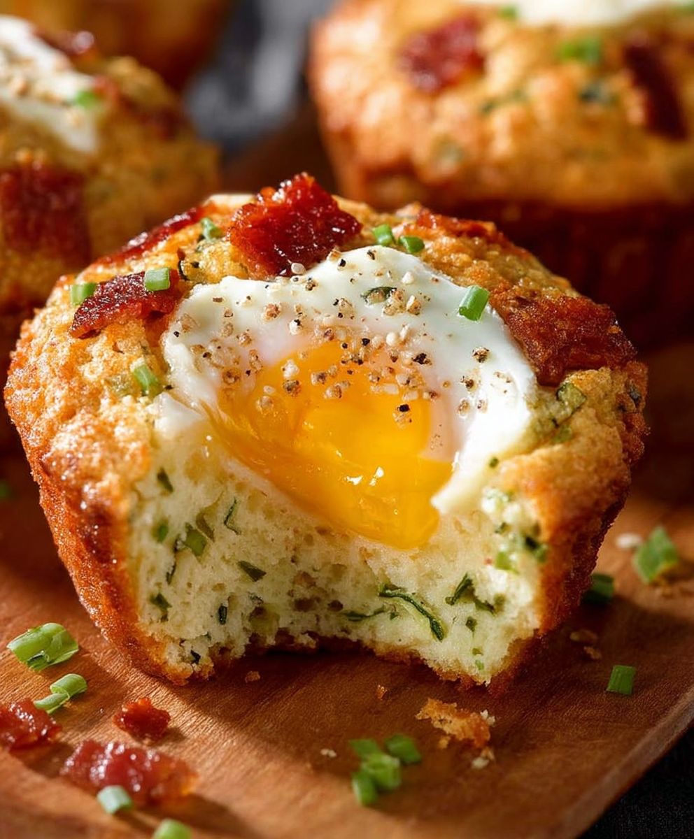 Bacon egg breakfast muffins
