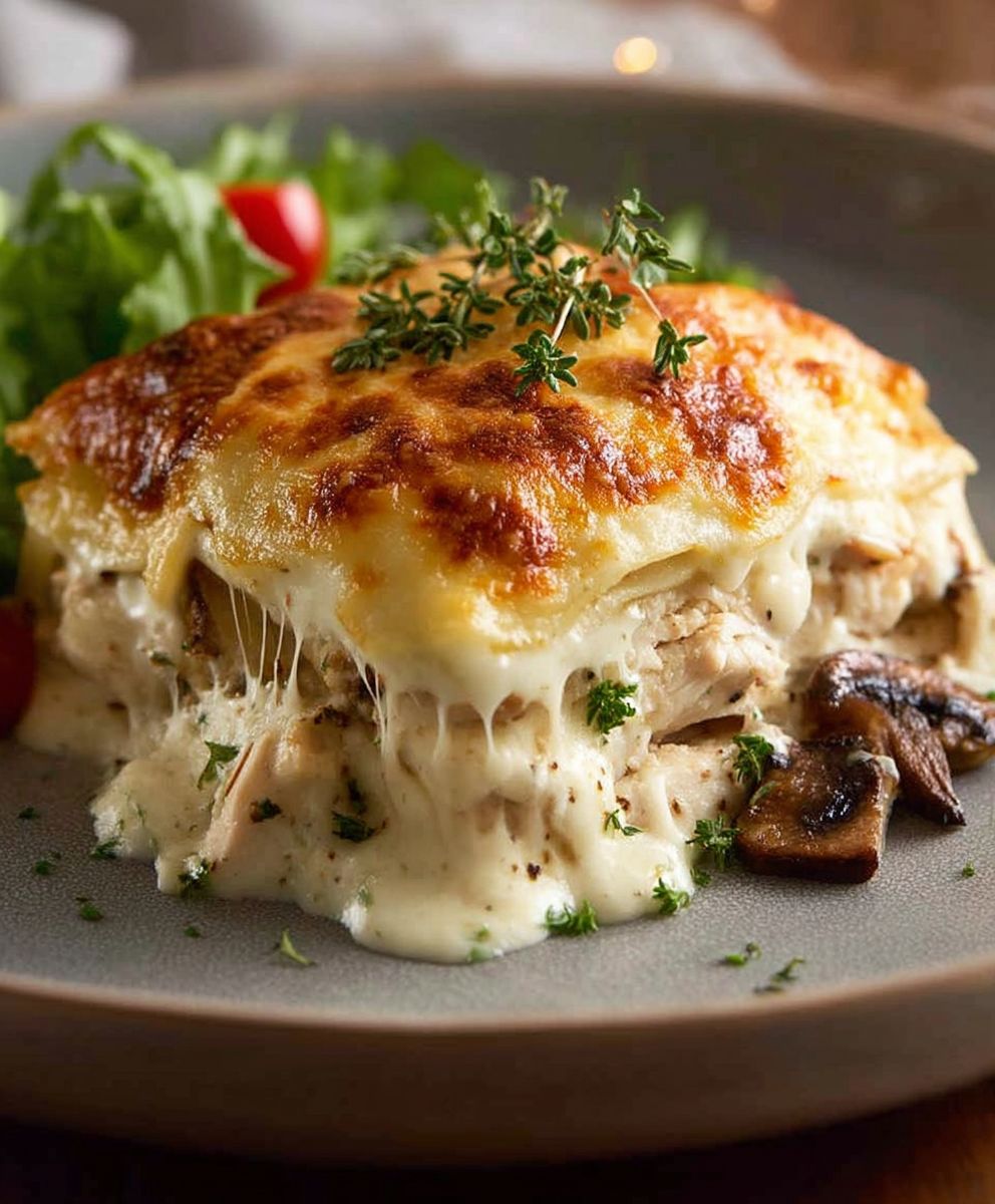 White Chicken Lasagna