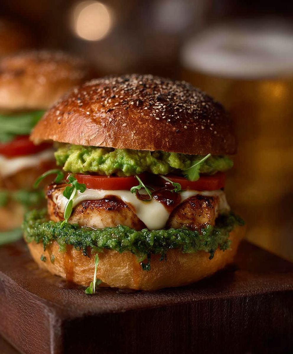 Avocado Chicken Burger