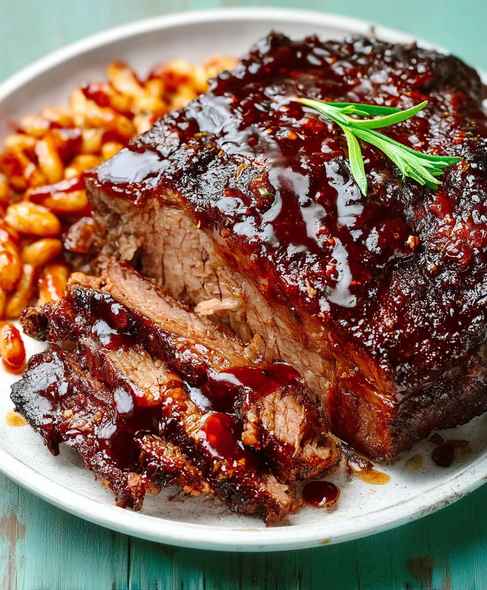 BBQ Beef Brisket Slow Cooker