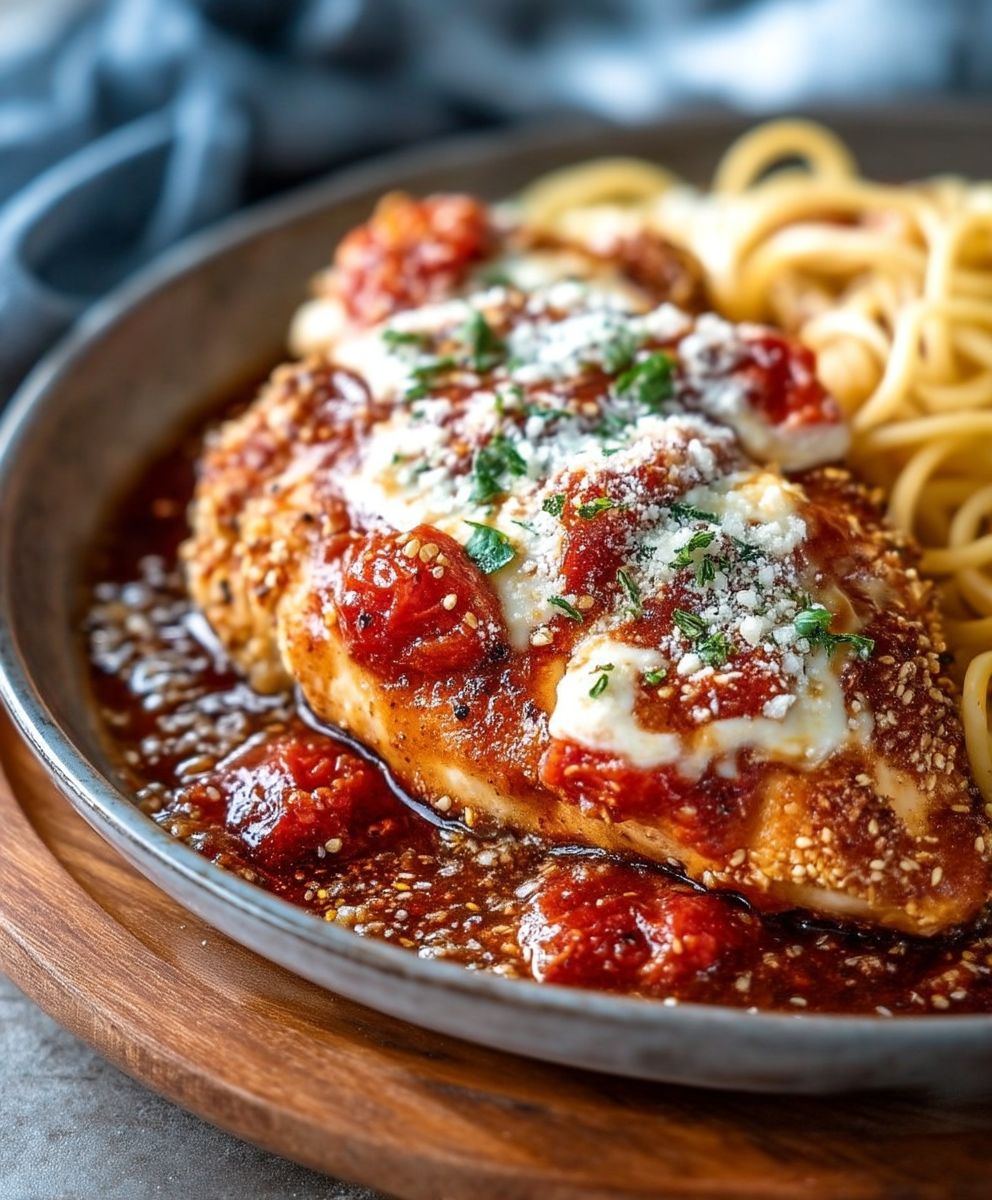 Slow Cooker Chicken Parmesan