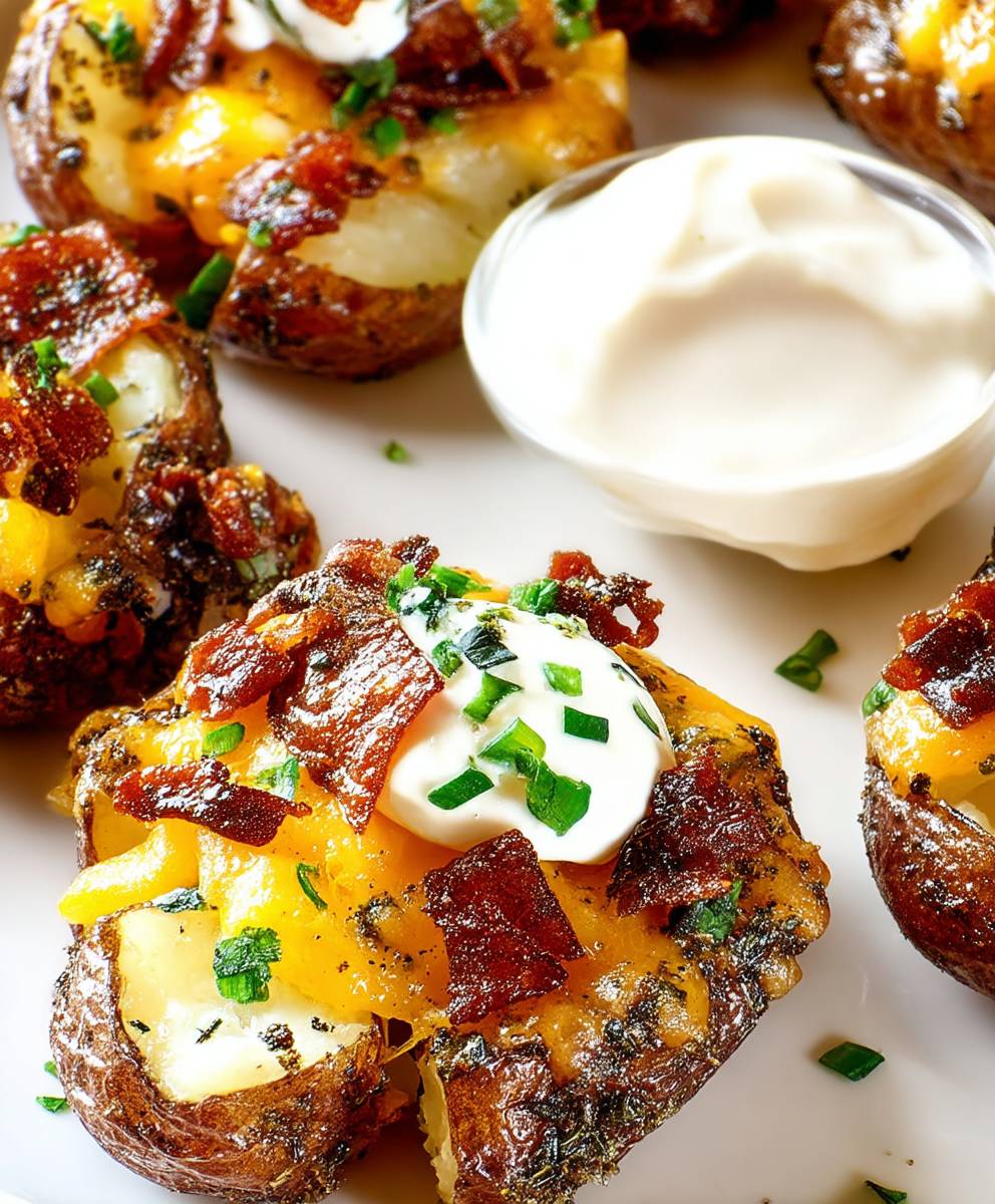 Smashed potatoes