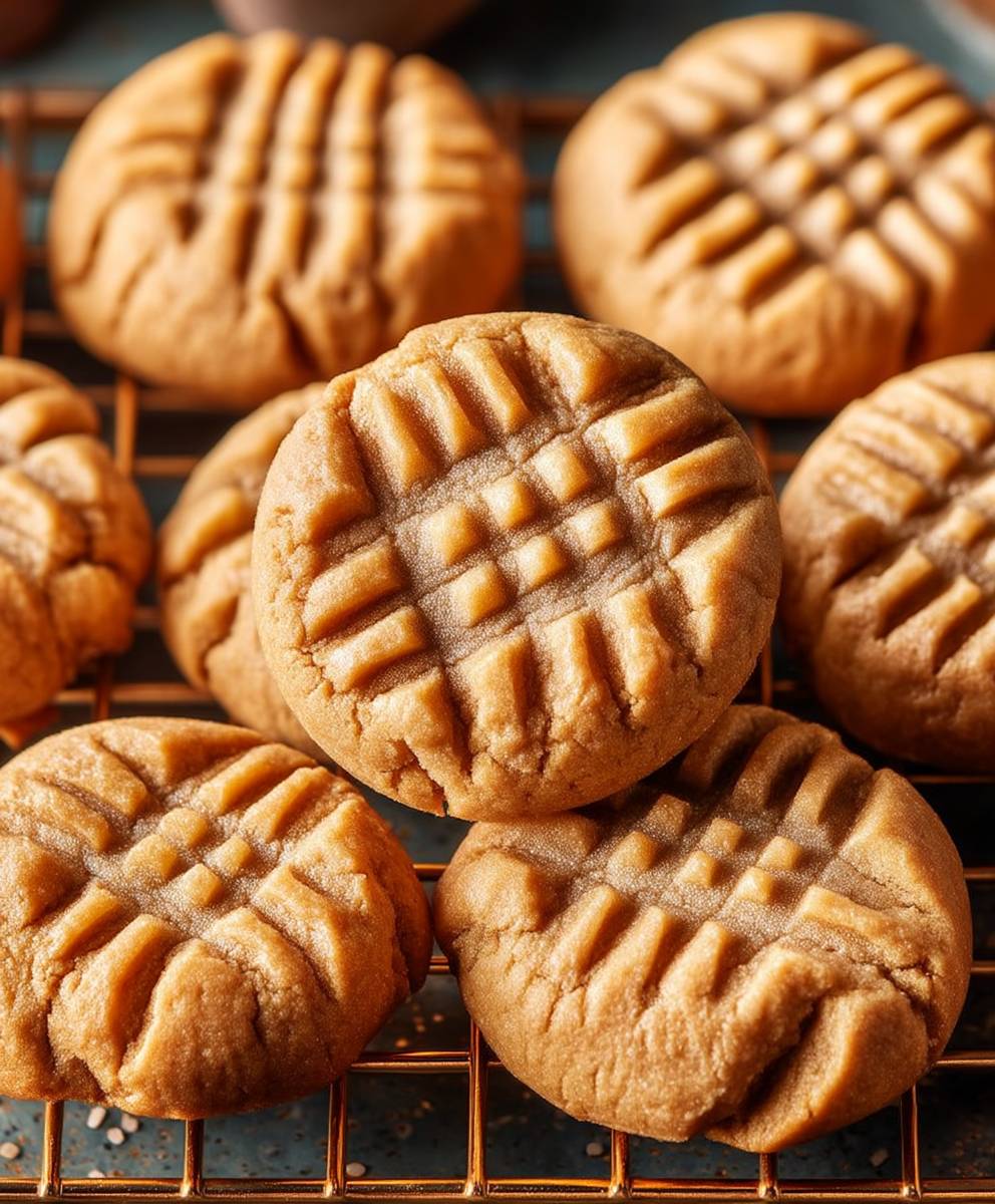Air Fryer Peanut Butter Cookies