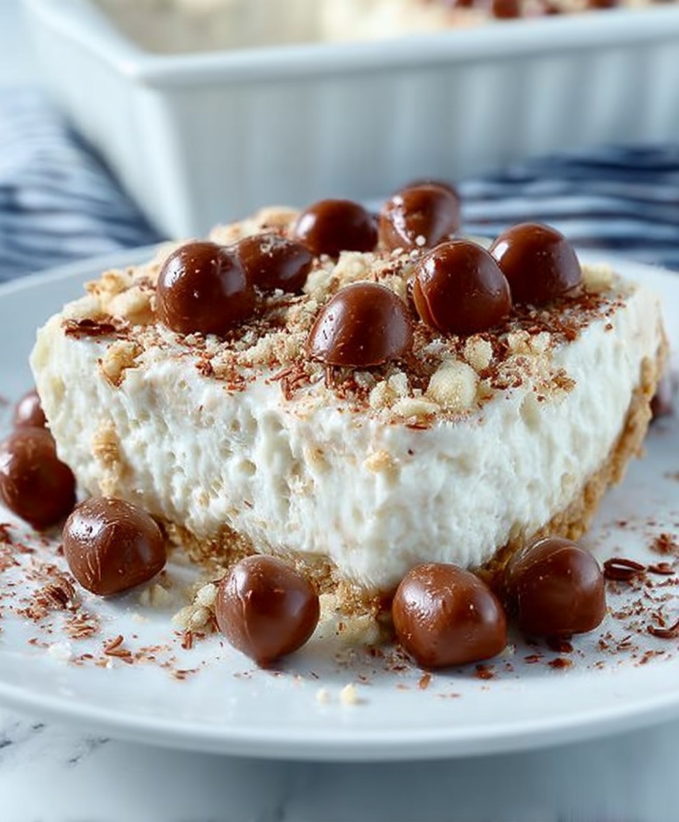 Malted milk pie