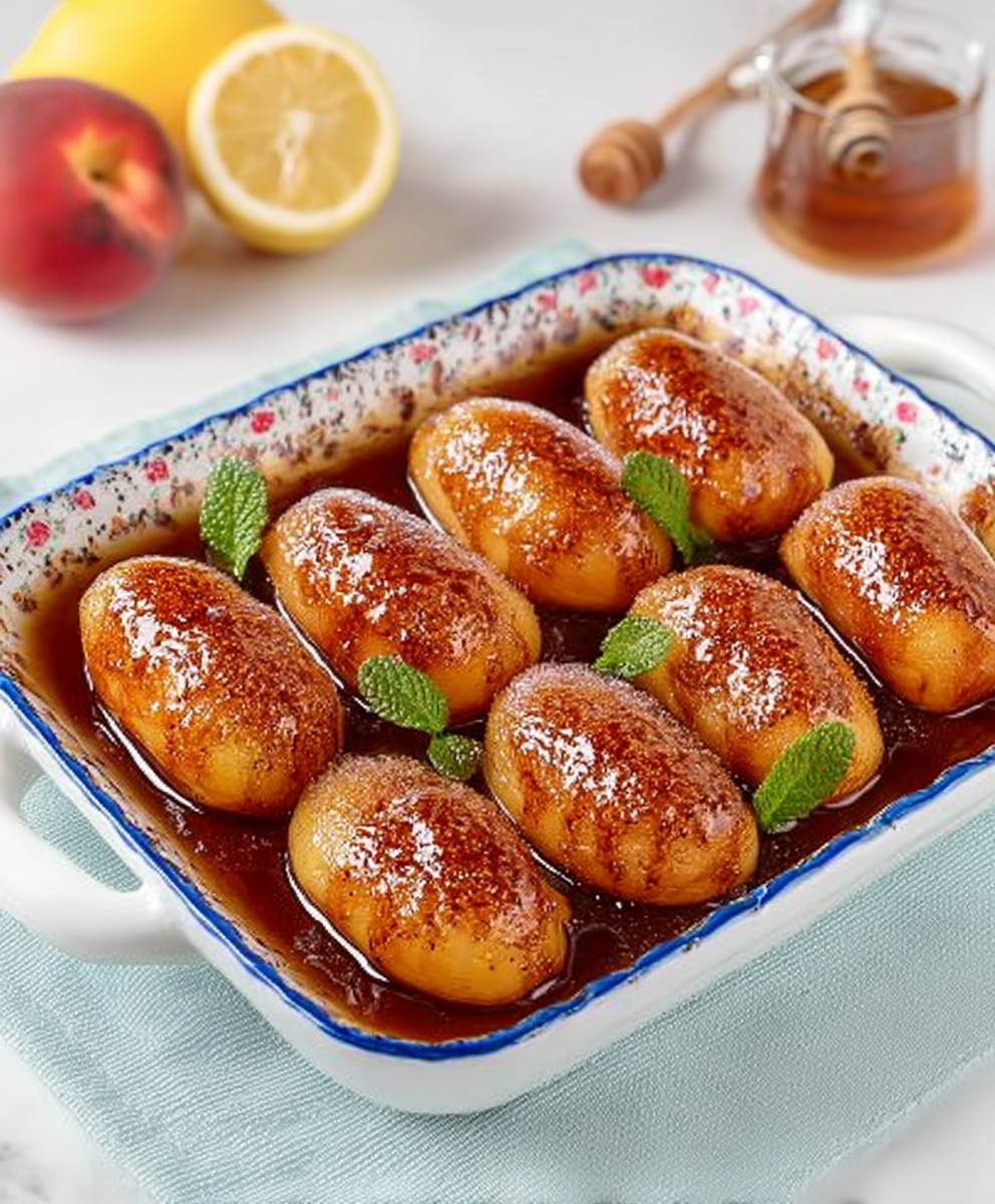 Honey Citrus Peaches