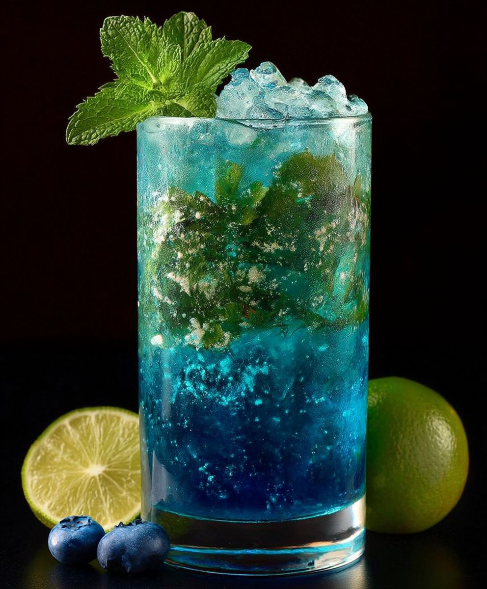 Blue Mojito Cocktail