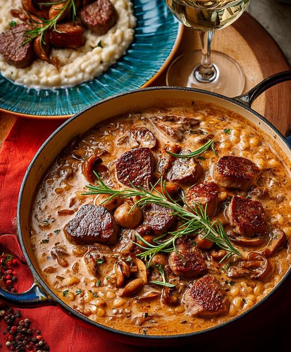 Venison chestnut stew