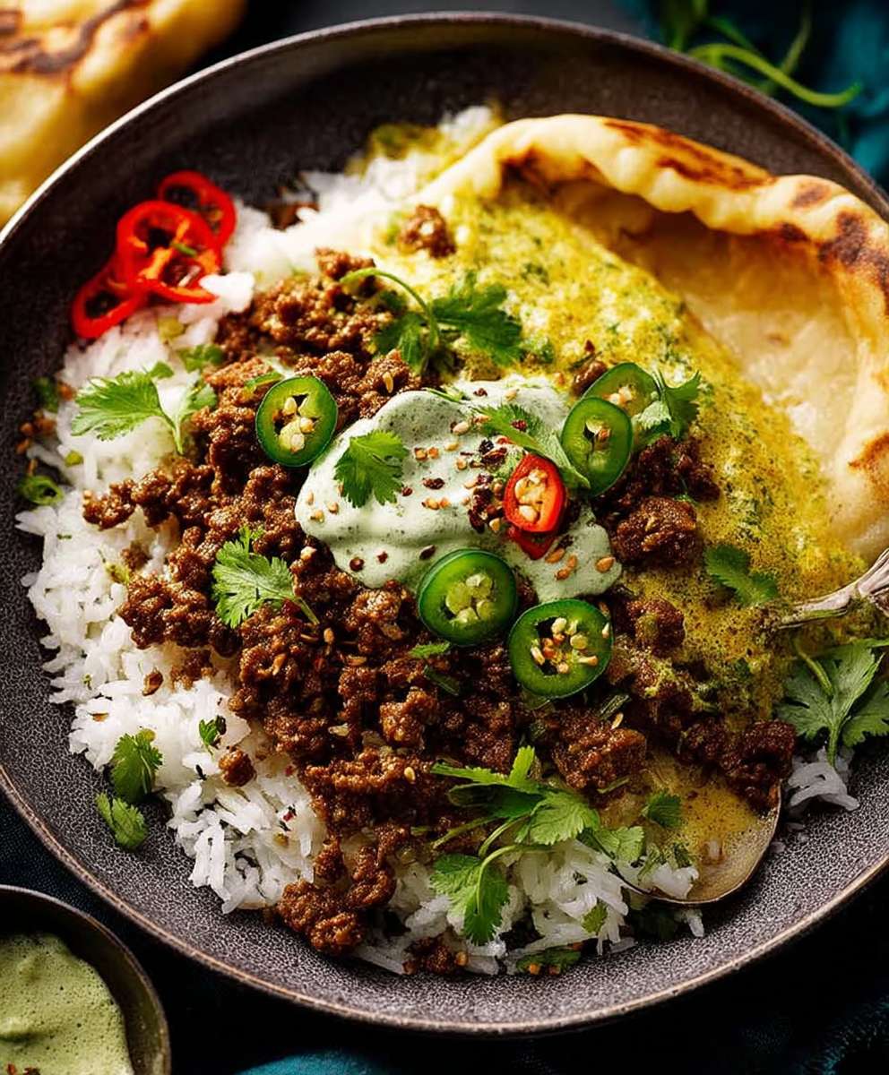 Indian Curried Beef Mince