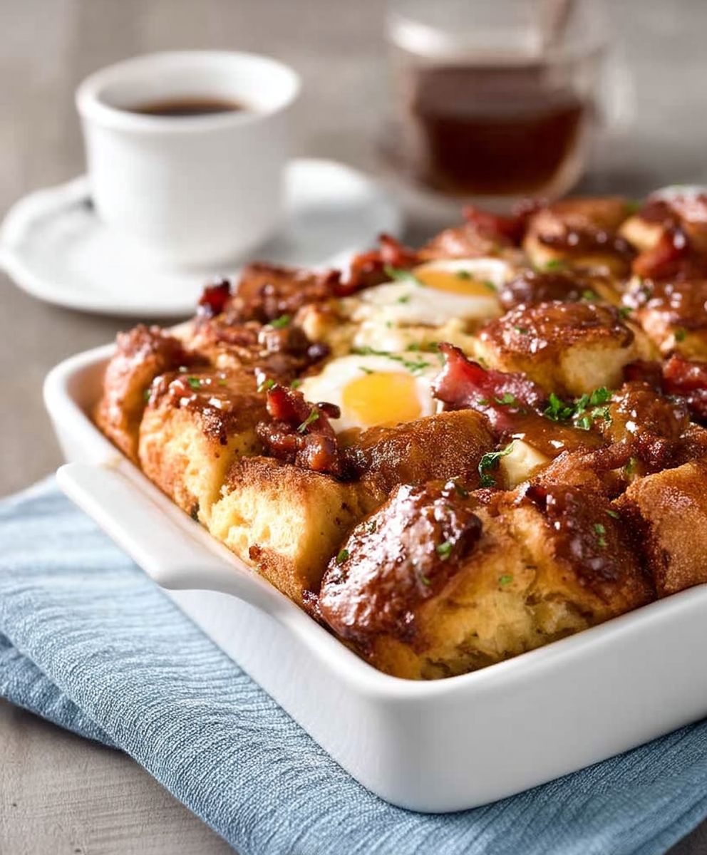 Sausage bacon breakfast casserole