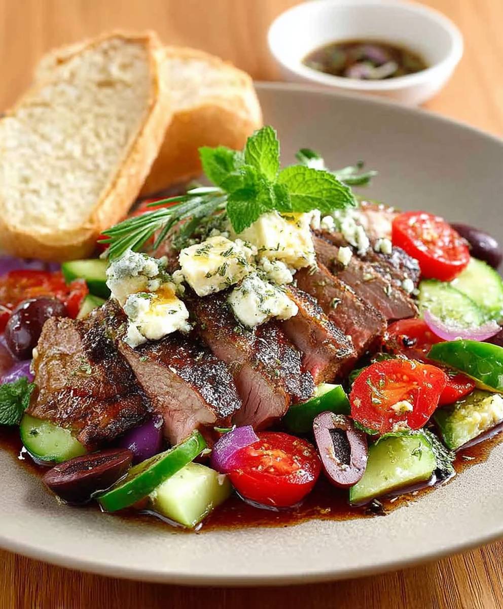 Greek Lamb Salad Dinner