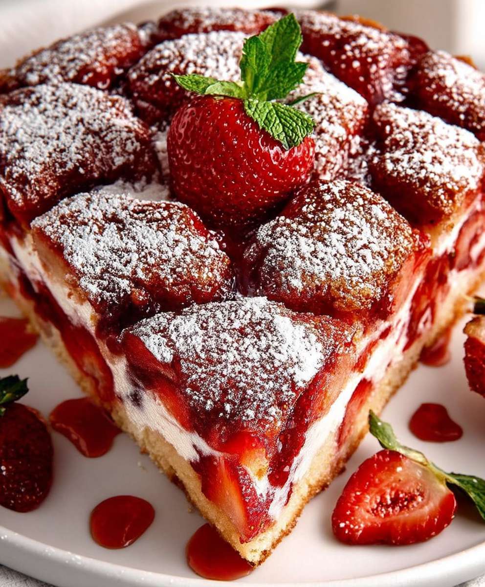Easy Strawberry Cake