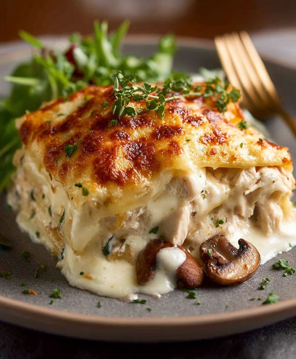 White Chicken Lasagna