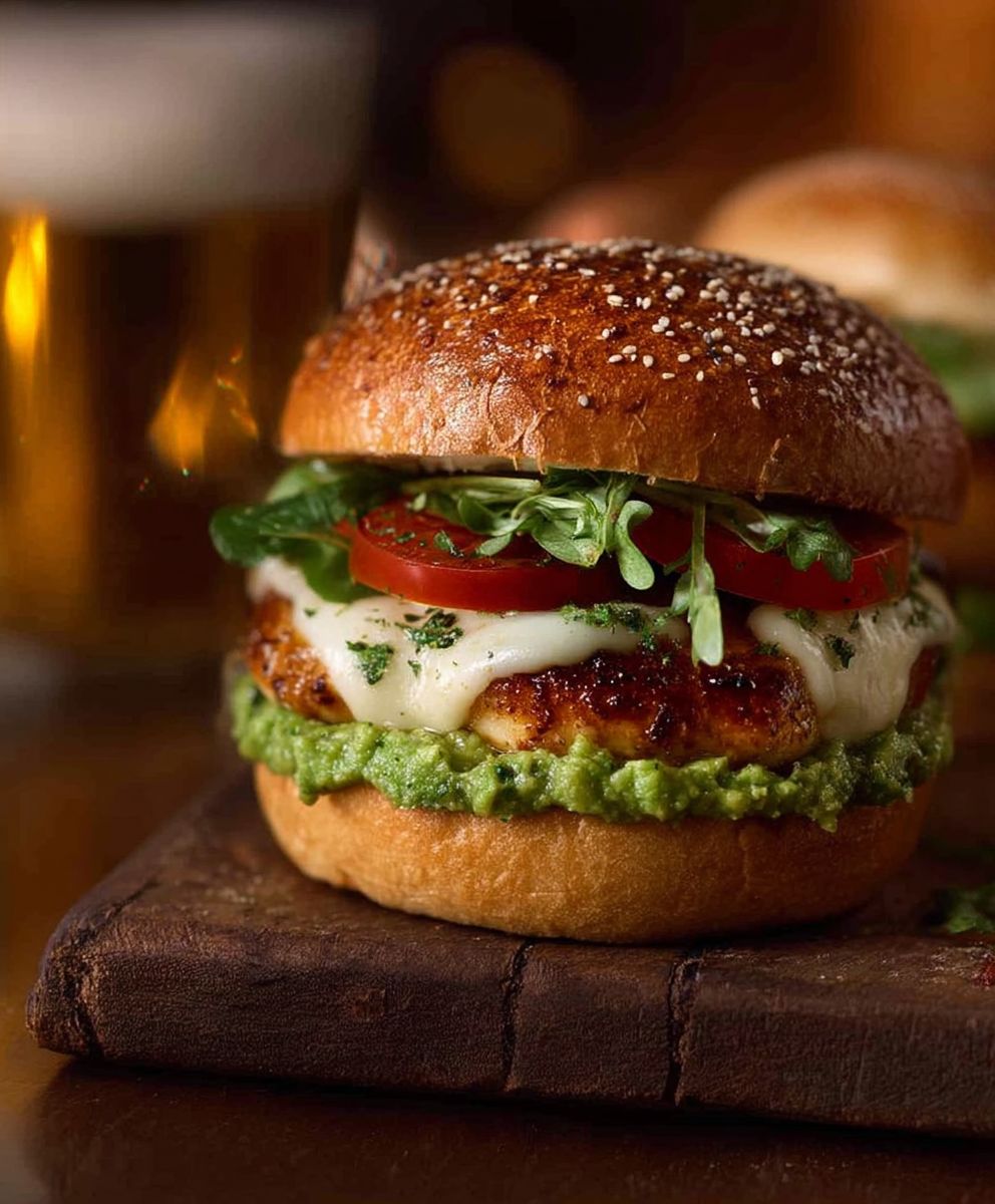 Avocado Chicken Burger