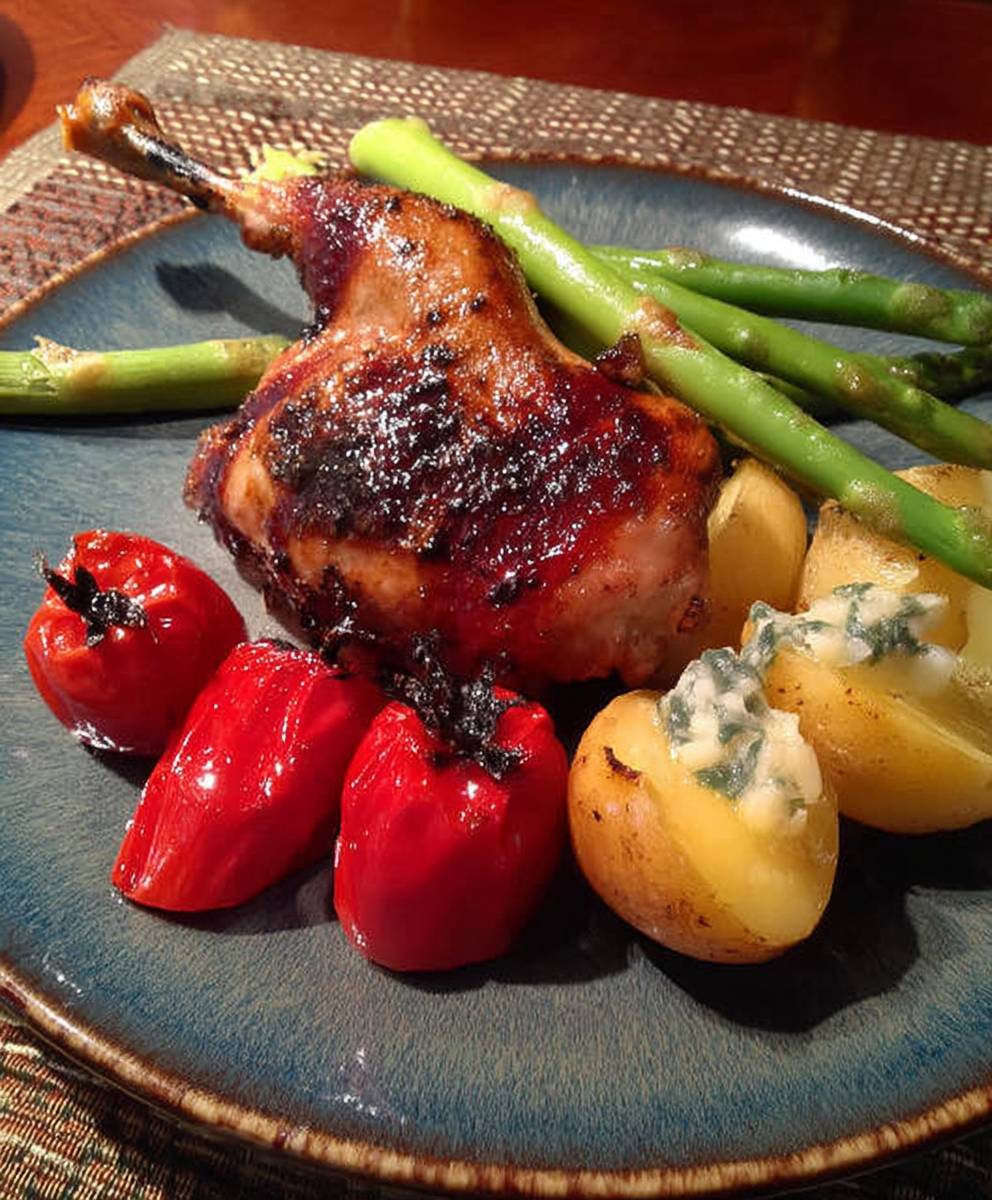 Garlic Grilled Rabbit