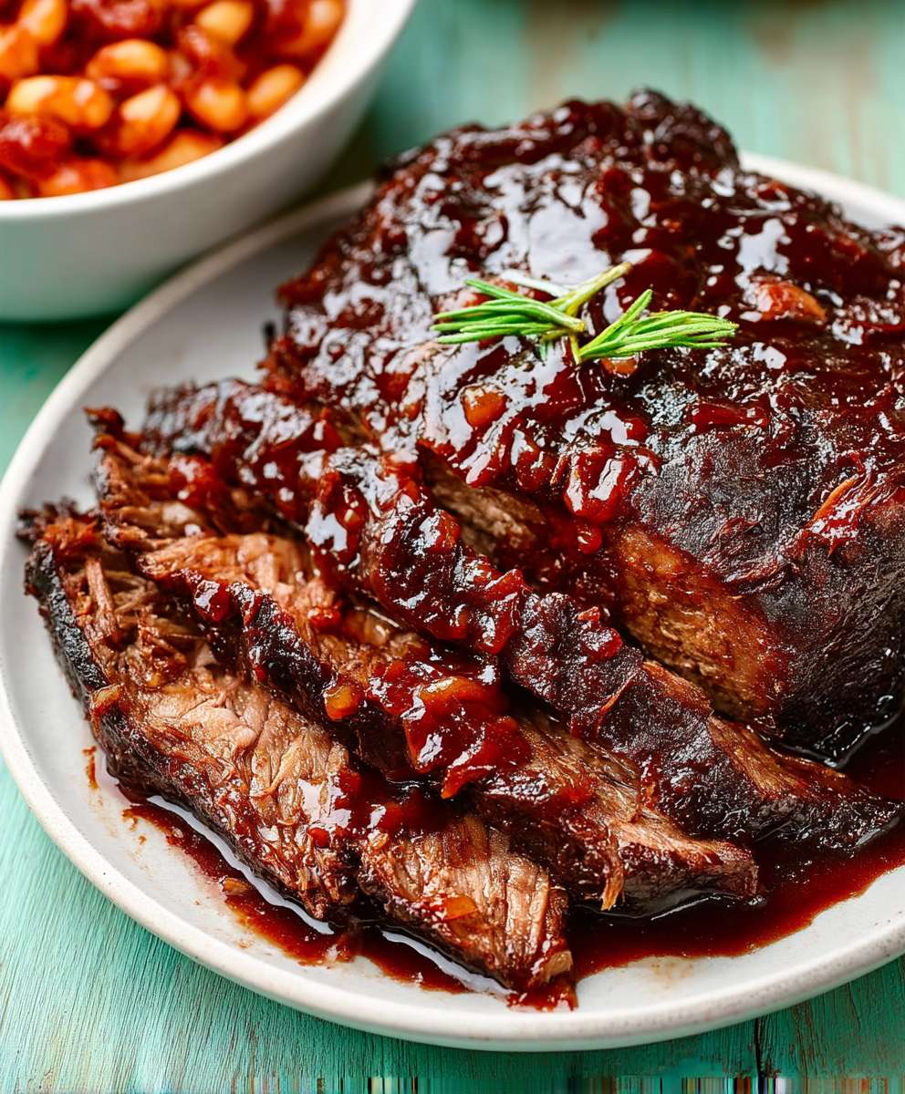 BBQ Beef Brisket Slow Cooker
