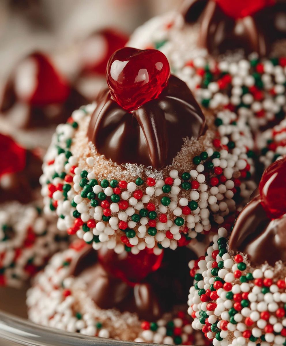 Christmas Kiss Cookies