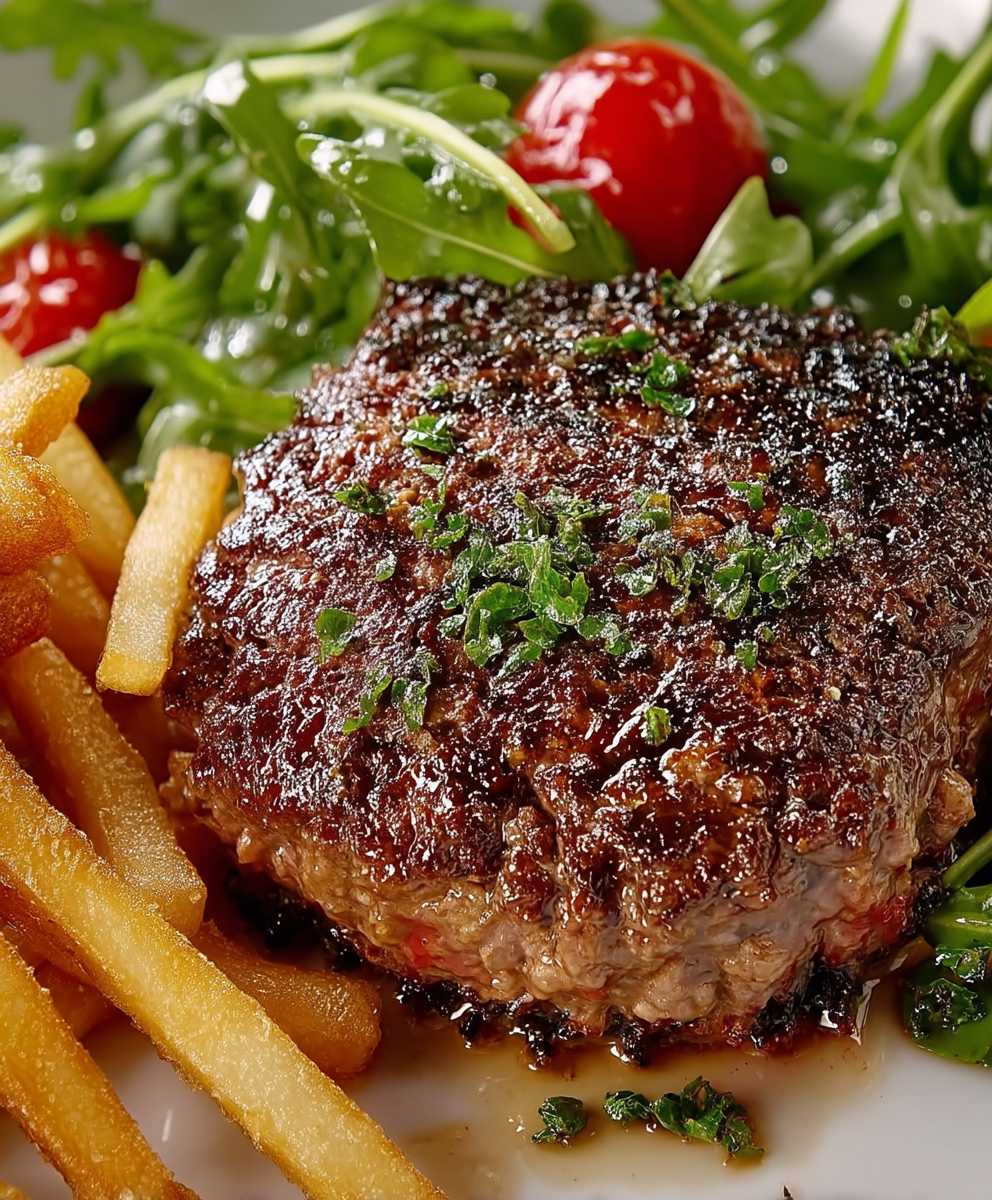 Steak hache pokey salad