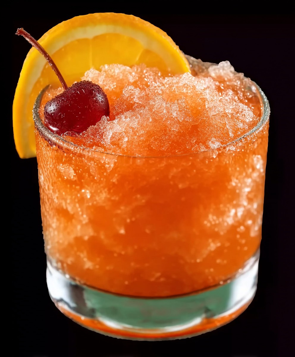 Frozen sherry cobbler
