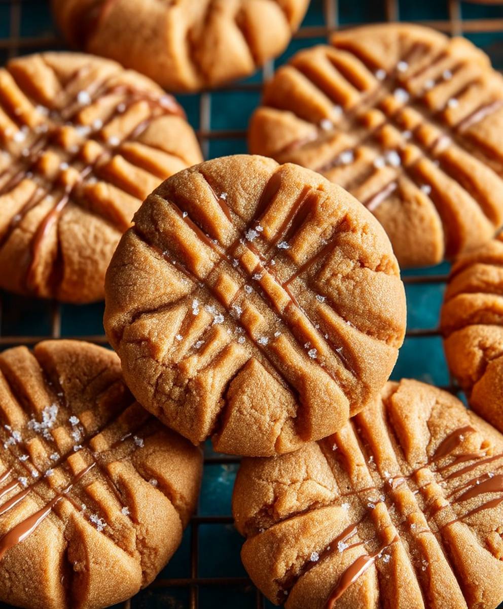 Air Fryer Peanut Butter Cookies