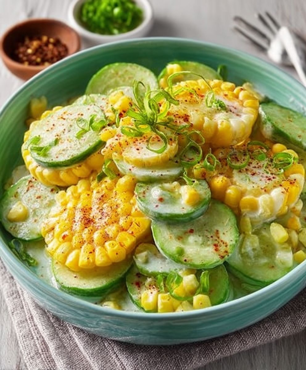 Corn Cucumber Salad