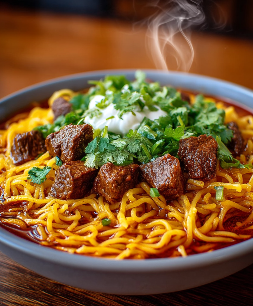 Sopa de Fideo con Carne