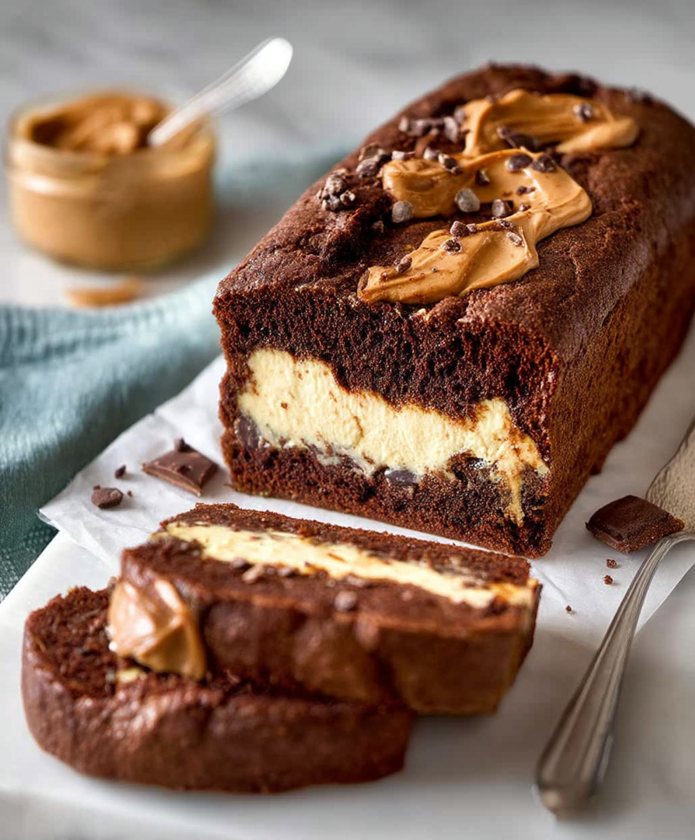 Peanut Butter Chocolate Loaf