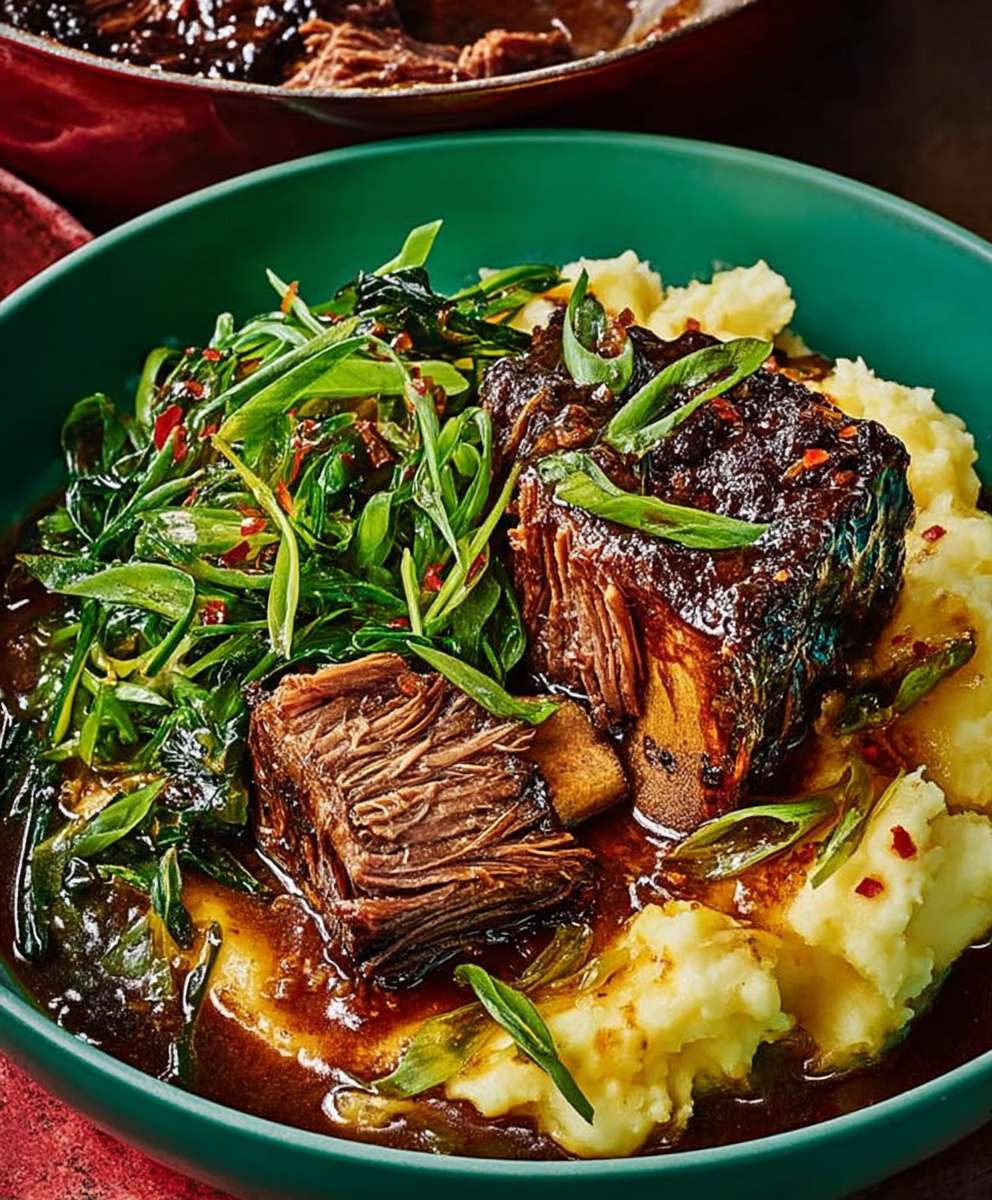 Treacle braised short ribs