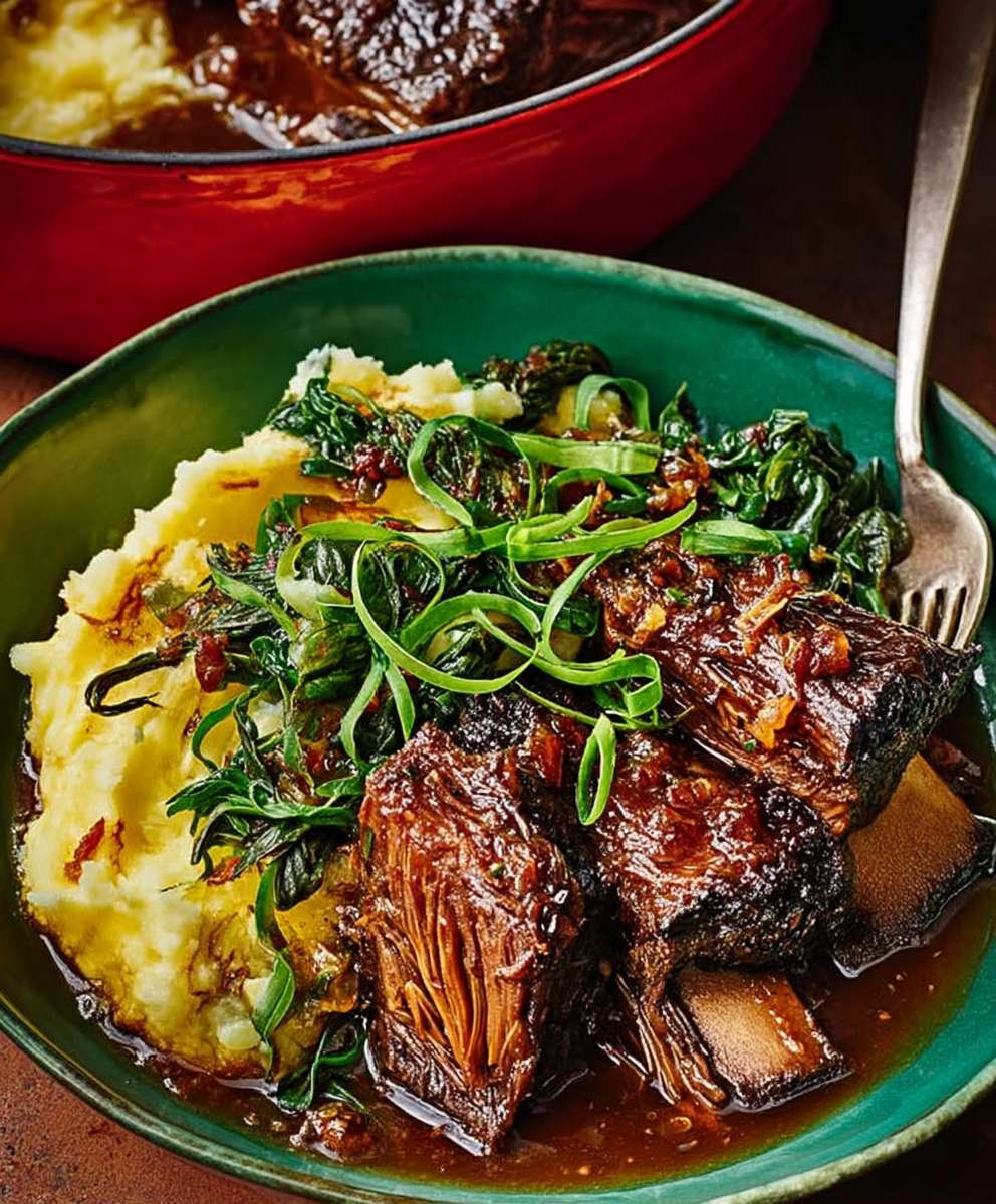 Treacle braised short ribs