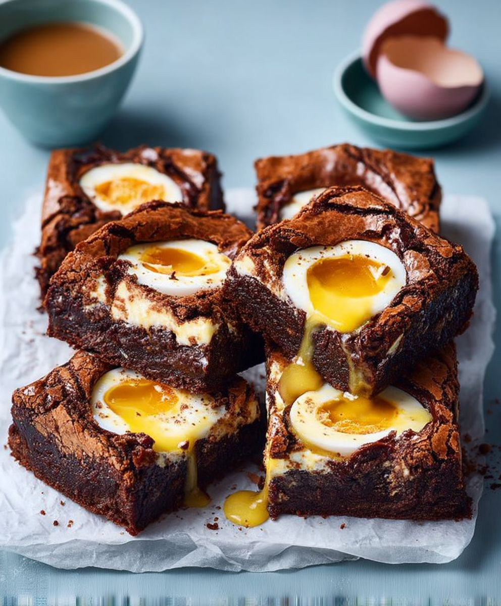 Creme Egg chocolate cake