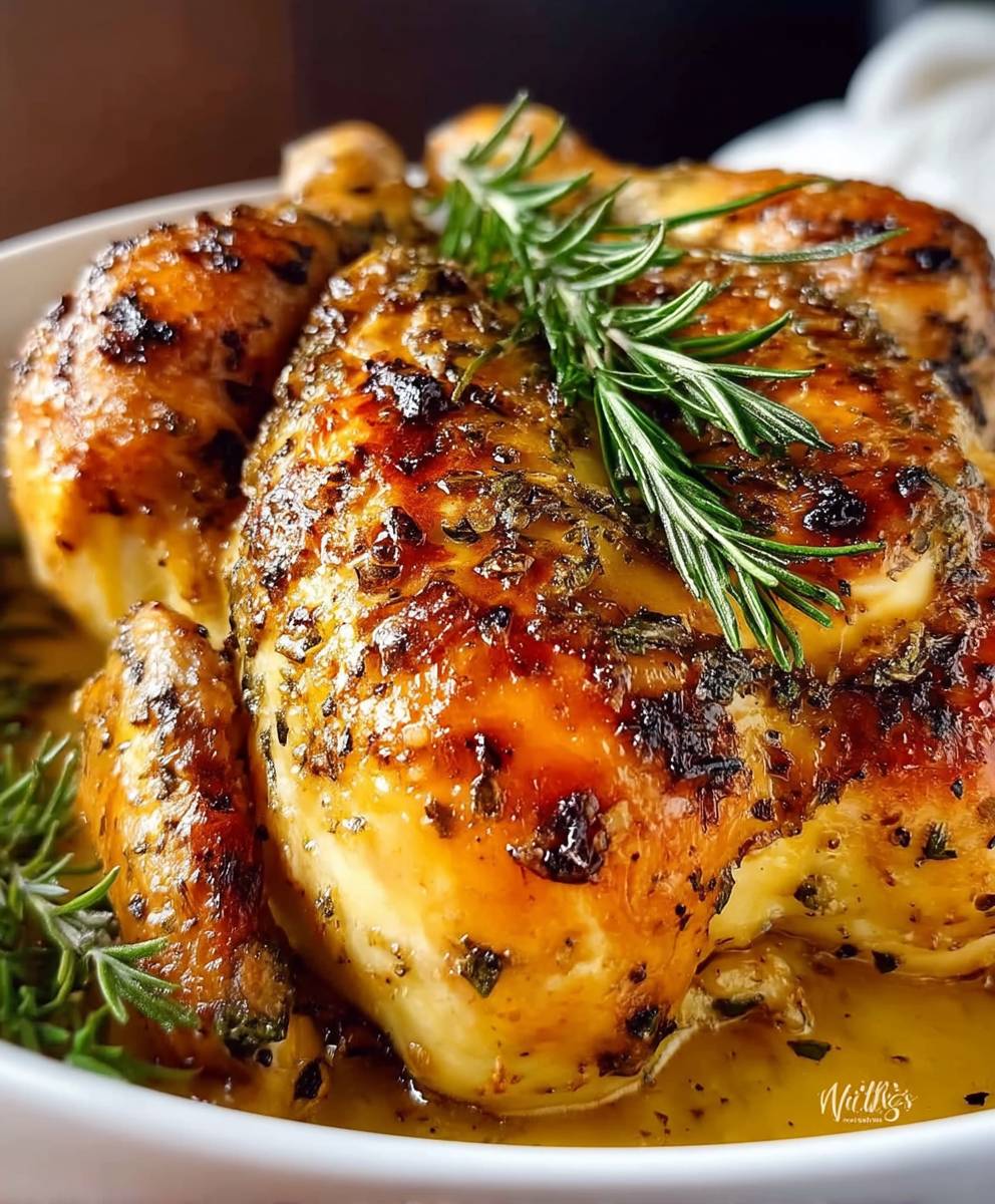 Garlic Butter Roasted Chicken