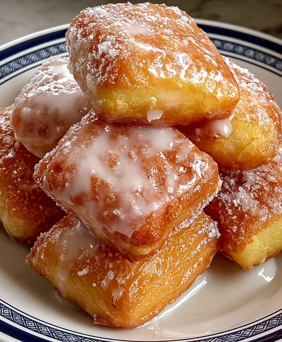 Glazed buttermilk beignets