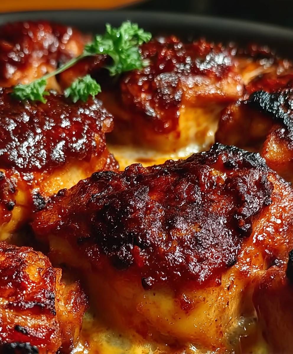 Gochujang Miso Chicken Thighs