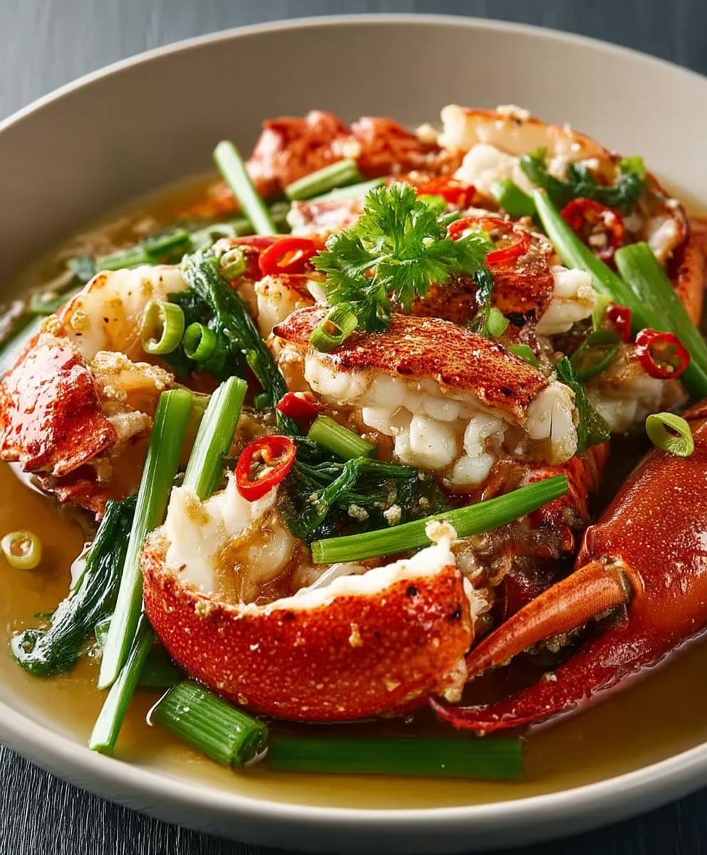 Ginger Scallion Lobster