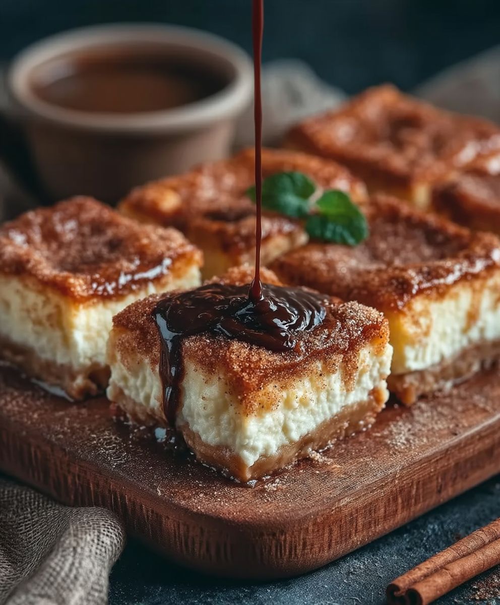 Churro Cheesecake Bars