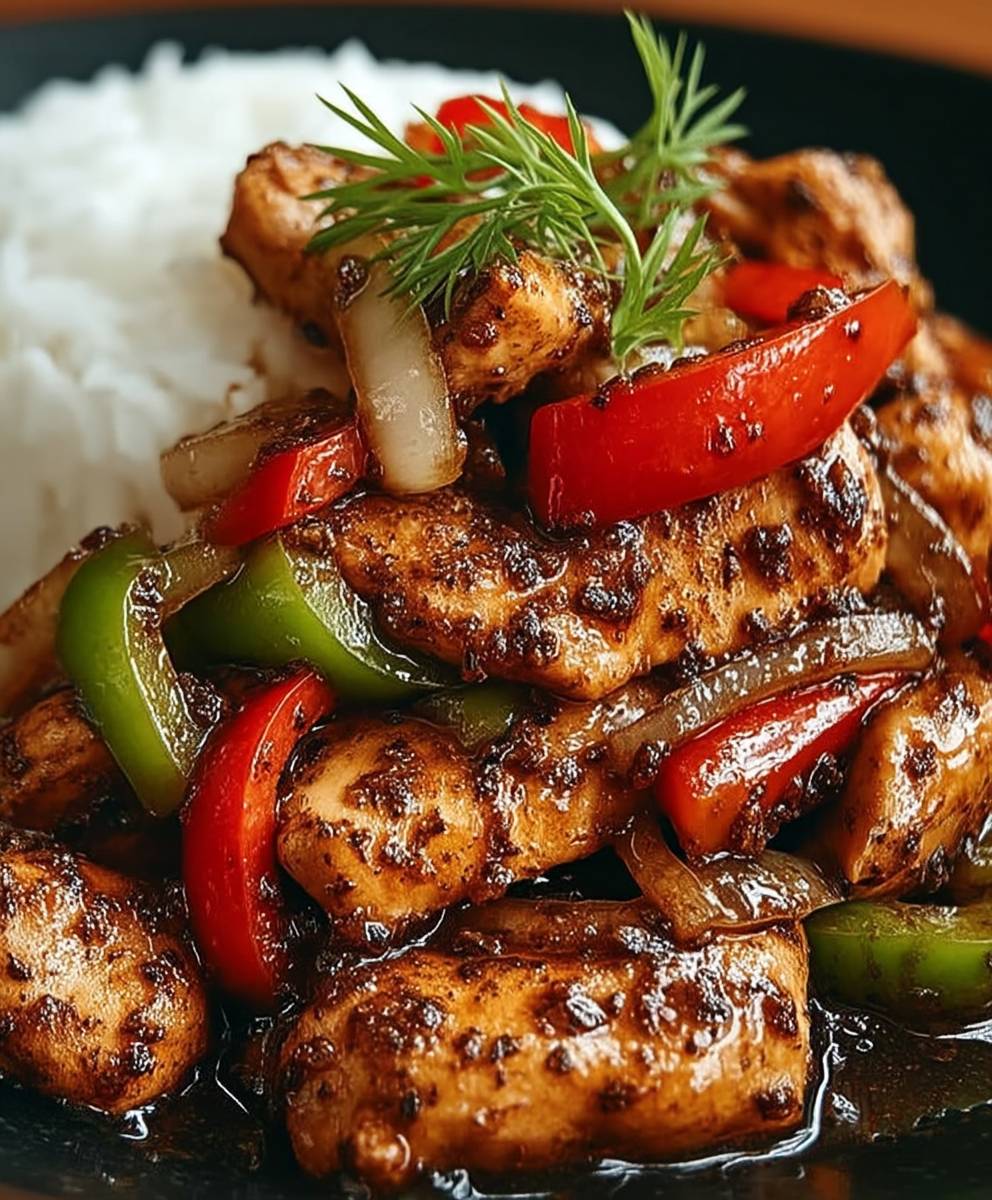 Black pepper chicken