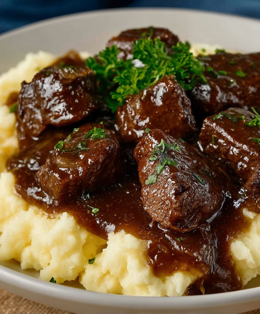 French Onion Beef Tips