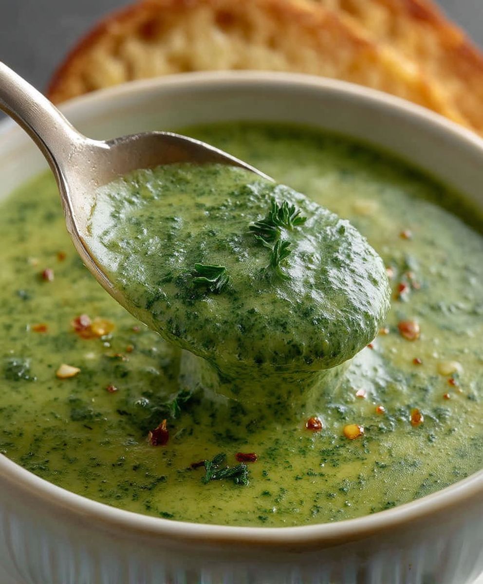 Spinach Cheddar Soup