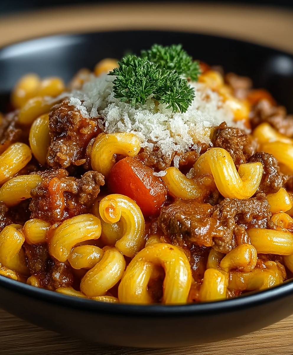 One Pot Beefaroni