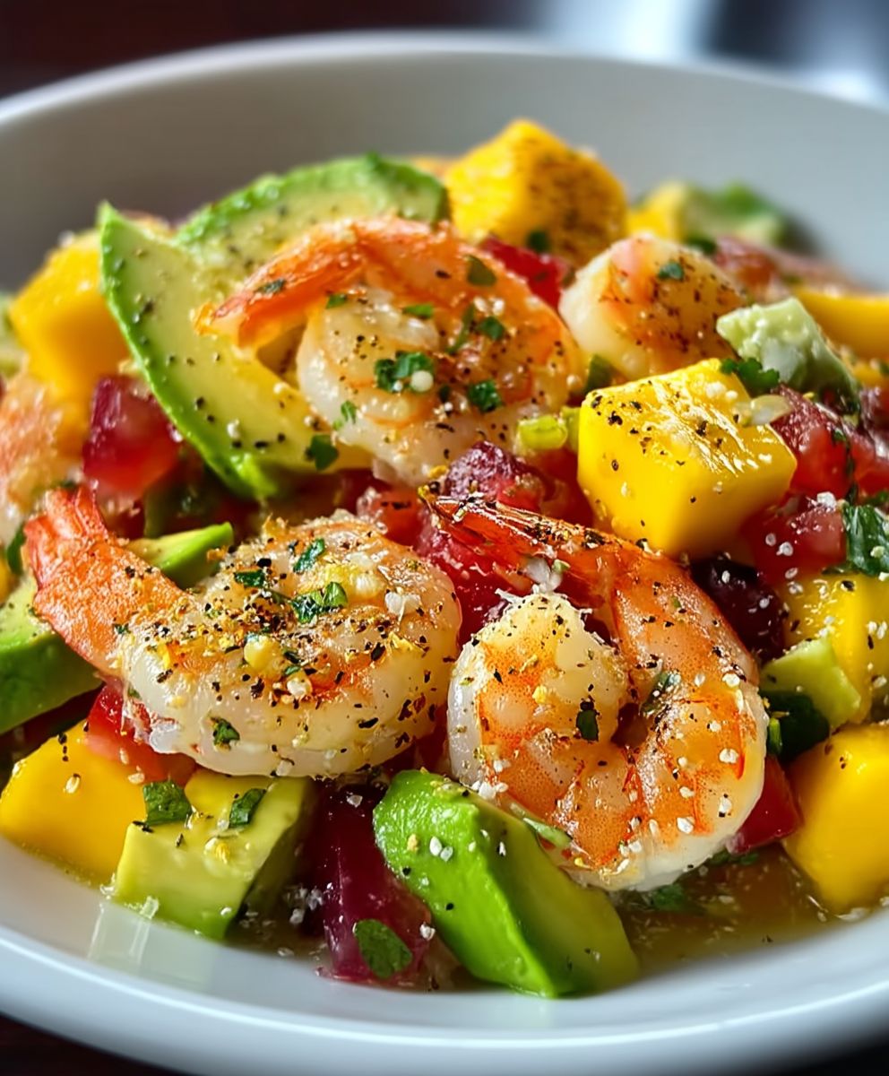 Mango Avocado Shrimp Salad