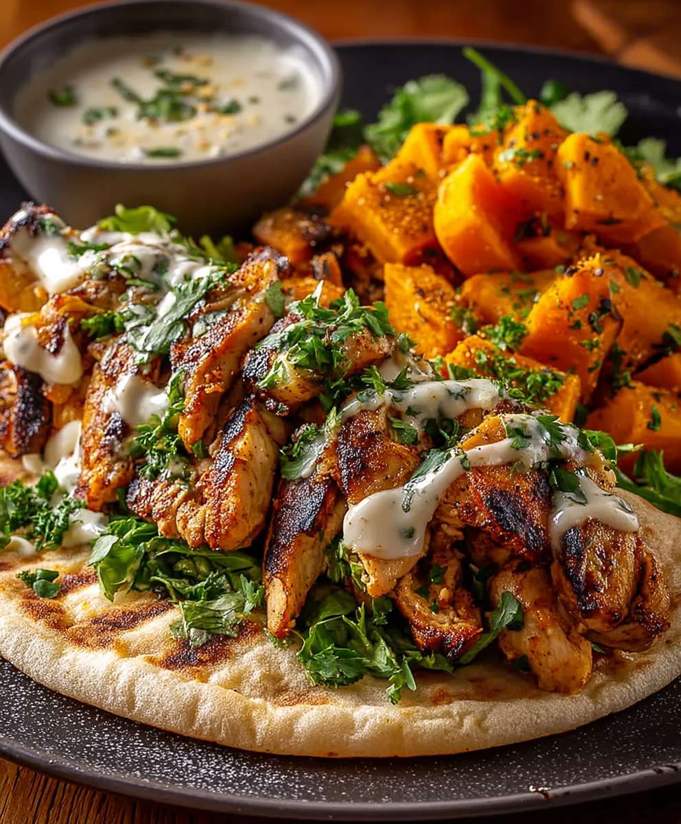 Curry Chicken Gyro