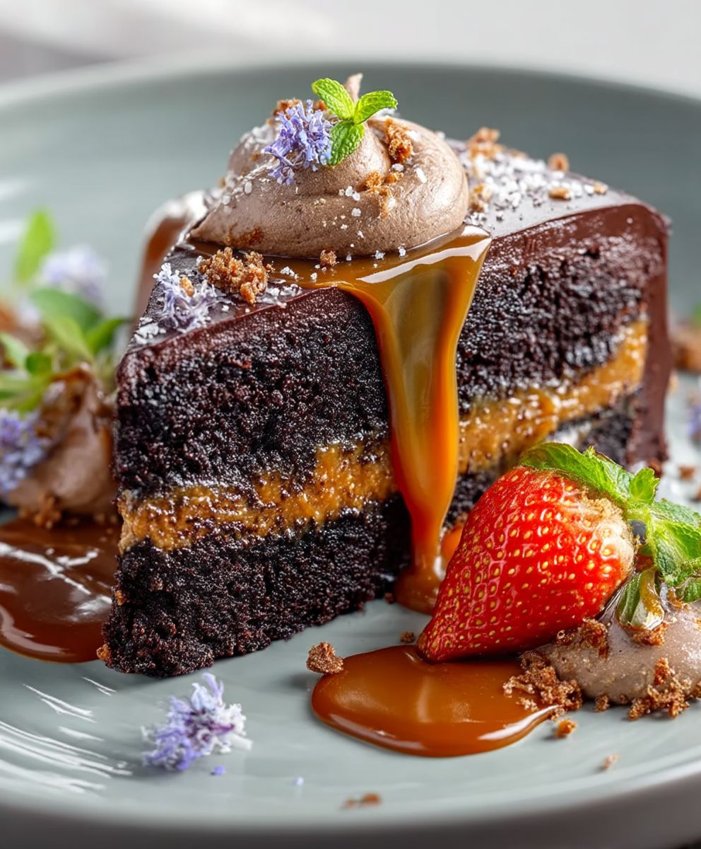 Salted Caramel Chocolate Cake