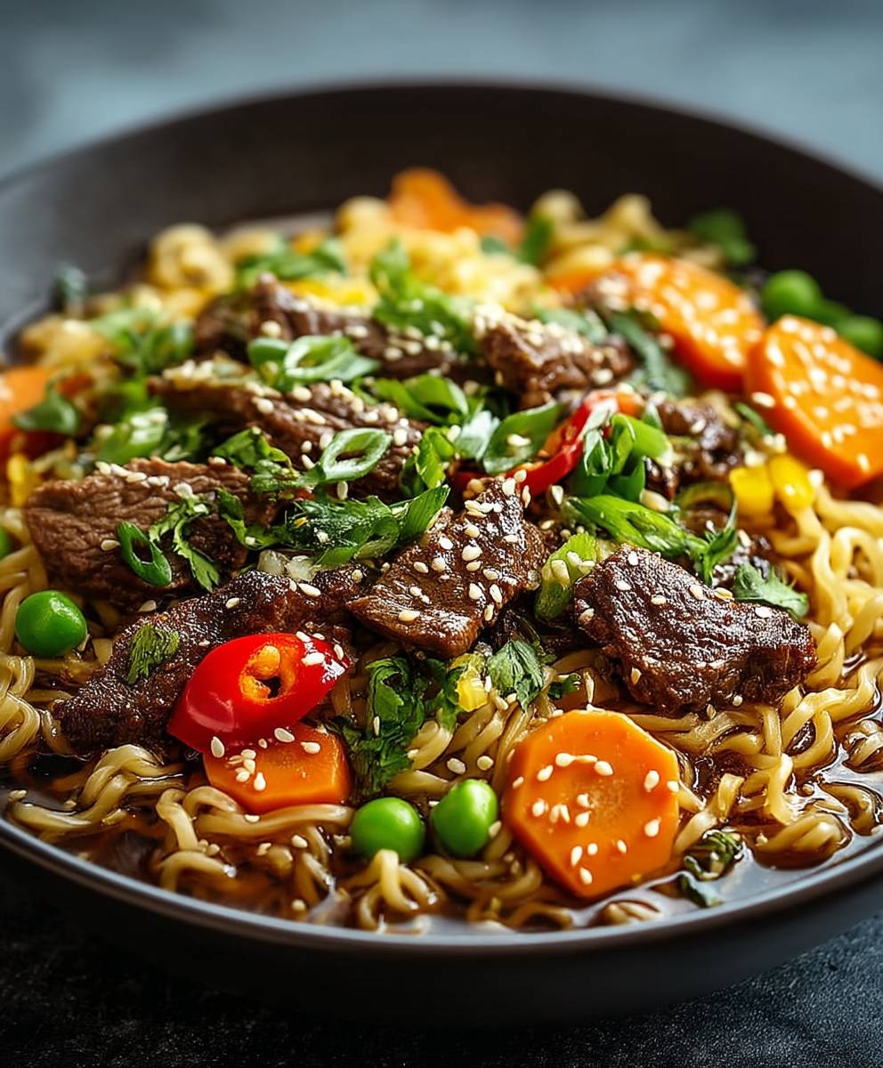 Beef Ramen Noodles