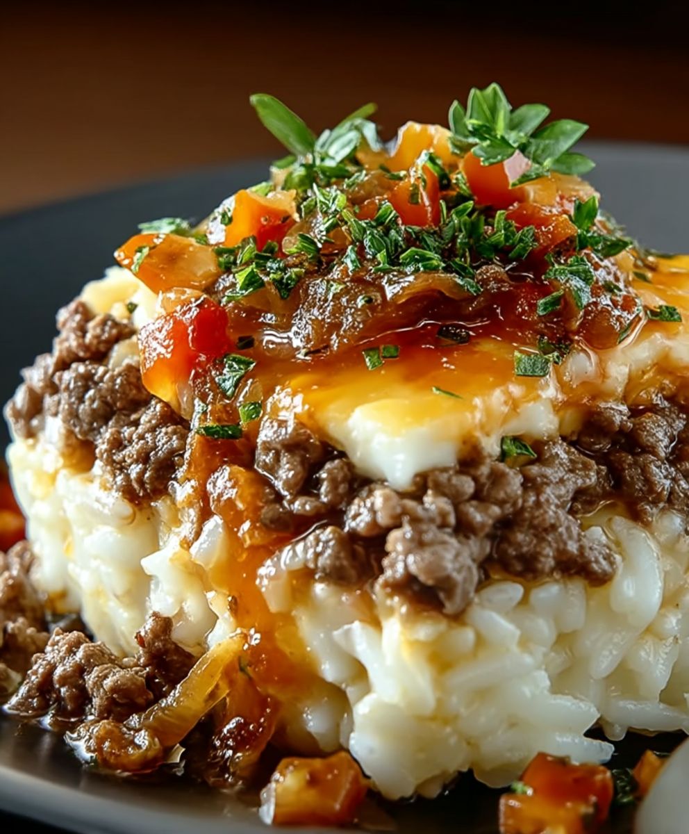 French Onion Beef Casserole