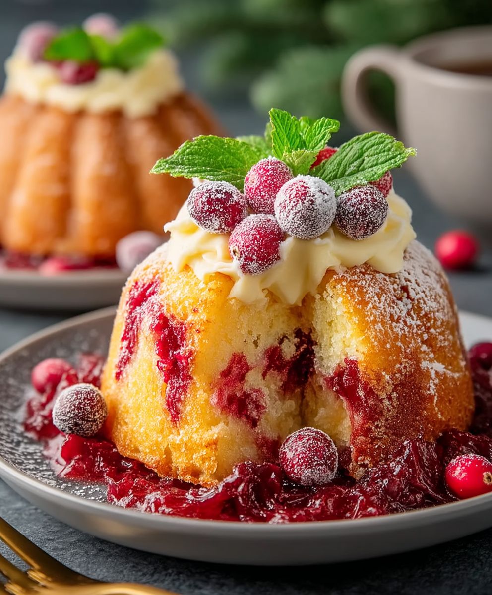 Cranberry Orange Bundt Cake