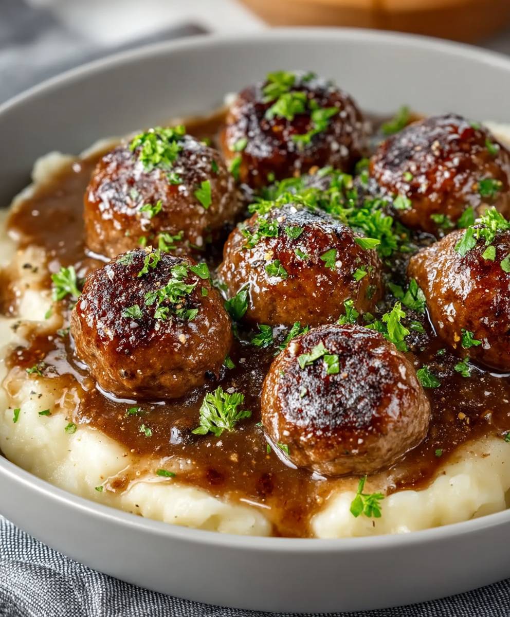 Salisbury Steak Meatballs