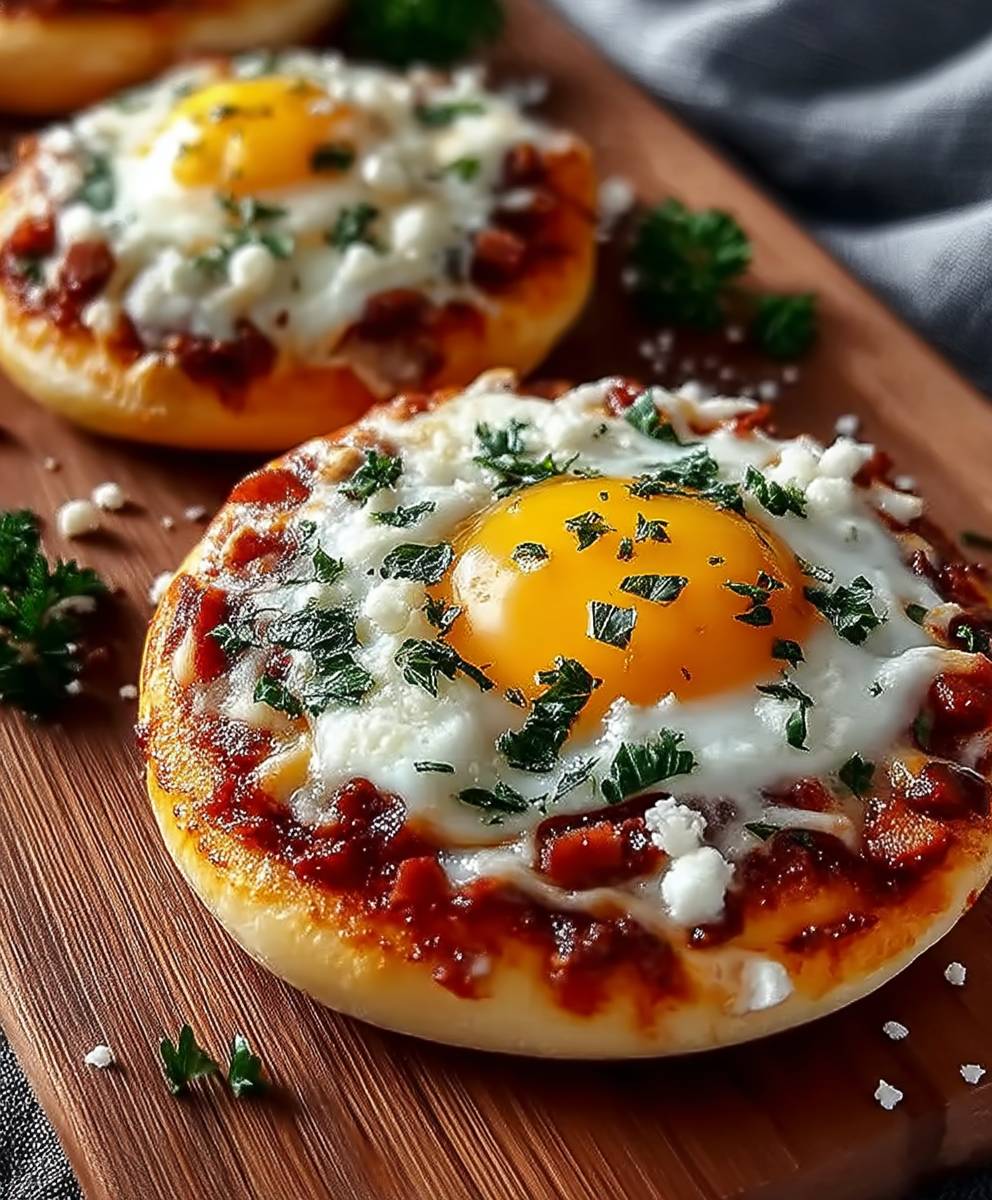 English Muffin Breakfast Pizza